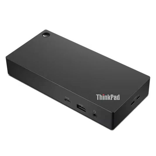 Lenovo ThinkPad Universal USB-C Docking Station, 65W Output Power, 2x 3840x2160 @60 Hz Refresh Rate, Gigabit Ethernet, 2xDisplay Ports, 1xHDMI, 4xUSB Ports, Black