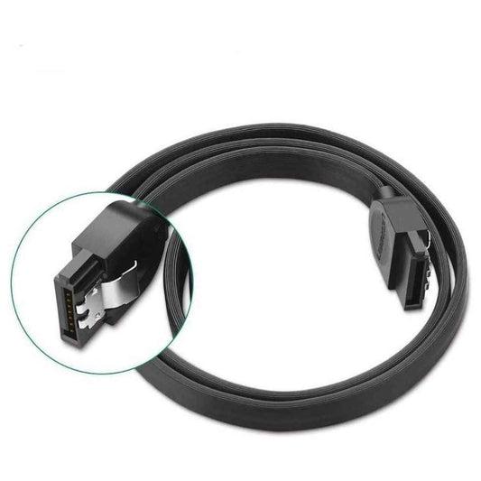UGREEN SATA 3 Data Cable 0.5m | High-Speed SATA III 6Gbps Cable | Black | 30796