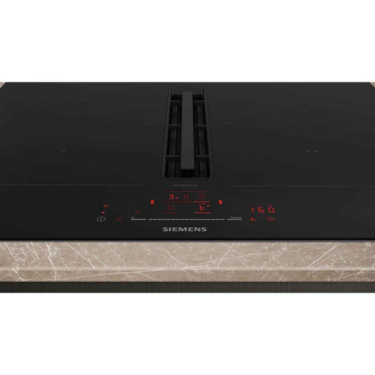 Siemens iQ500 ED777HQ26E Induction Hob – 70cm, Integrated Downdraft Ventilation, Home Connect