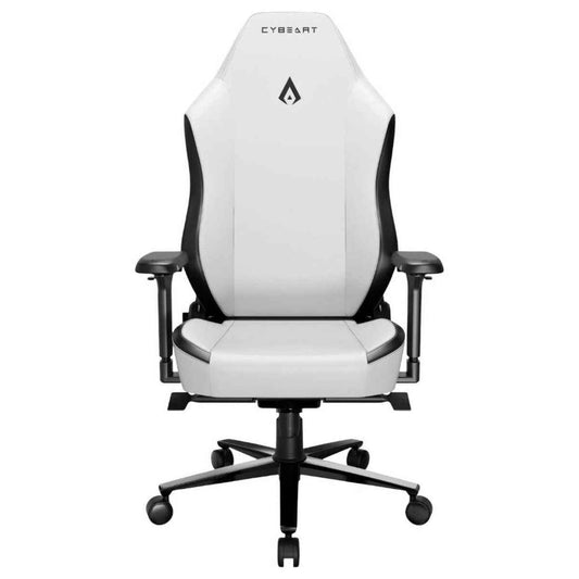 Cybeart Arctic White APEX 2.0 Gaming Chair | Endura Nappa Leatherette | 4D Lumbar & Armrests | 135° Recline | 150kg | GC-PUAPEX-09