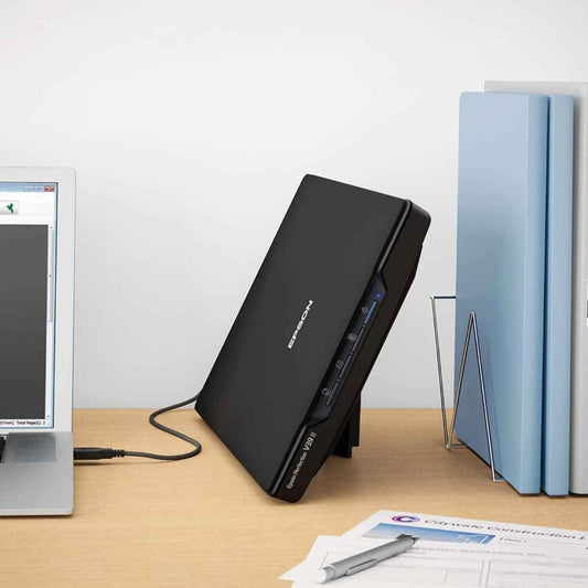 EPSON Perfection V39II Photo & Document Scanner | A4 Flatbed Scanner | 4800 dpi | USB Powered | OCR | Scan to PDF & Cloud