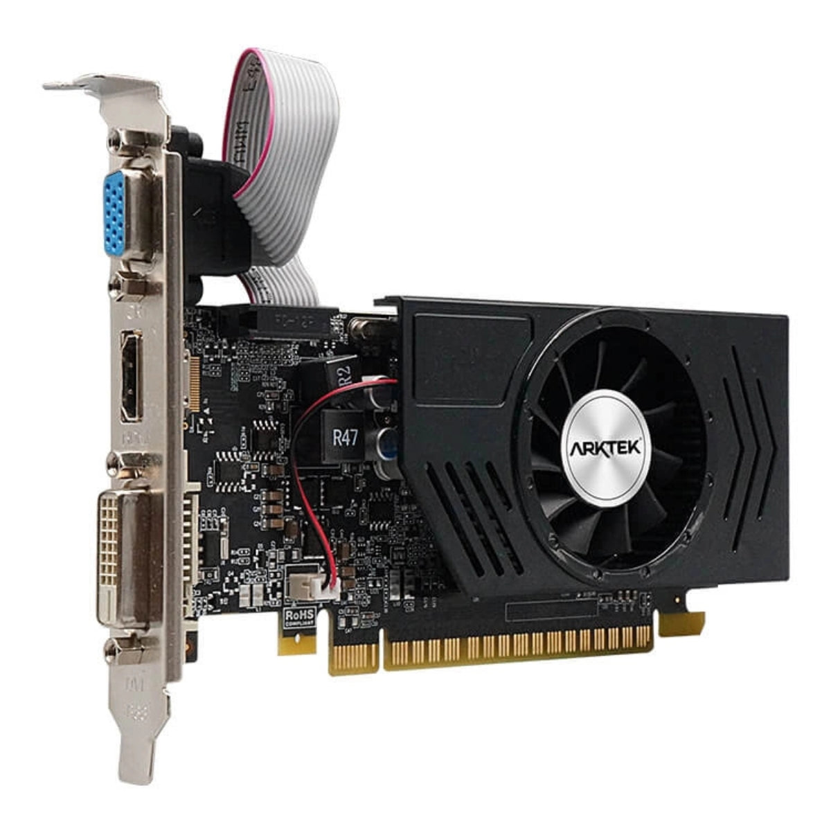 Arktek GT730 4GB DDR3 128-bit LP Graphics Card - HDMI/DVI/VGA