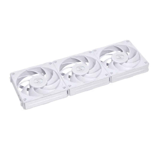 Lian-Li UNI Fan P28 120mm Case Fan | 2600 RPM | 92 CFM Airflow | Fluid Dynamic Bearing | 3-Pack | White | P28120-3W