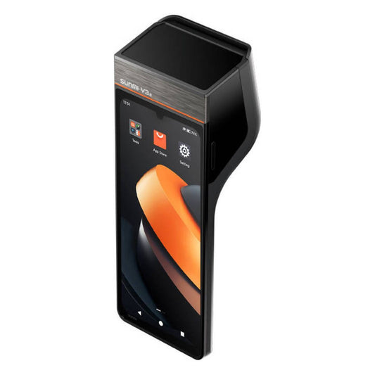 SUNMI V3e Mobile POS Terminal | 6.75" HD+ IPS Display | Android 11 | 4G | 58mm Thermal Printer | 2MP Camera | T5F3A
