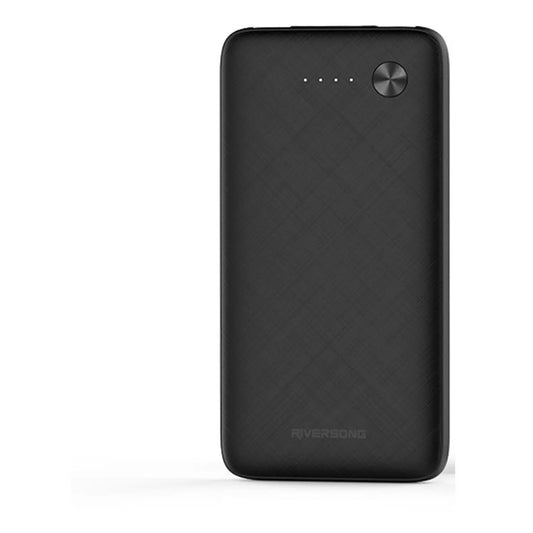 Riversong Horizon 10 Power Bank 10000mAh | Portable Battery Charger | Black