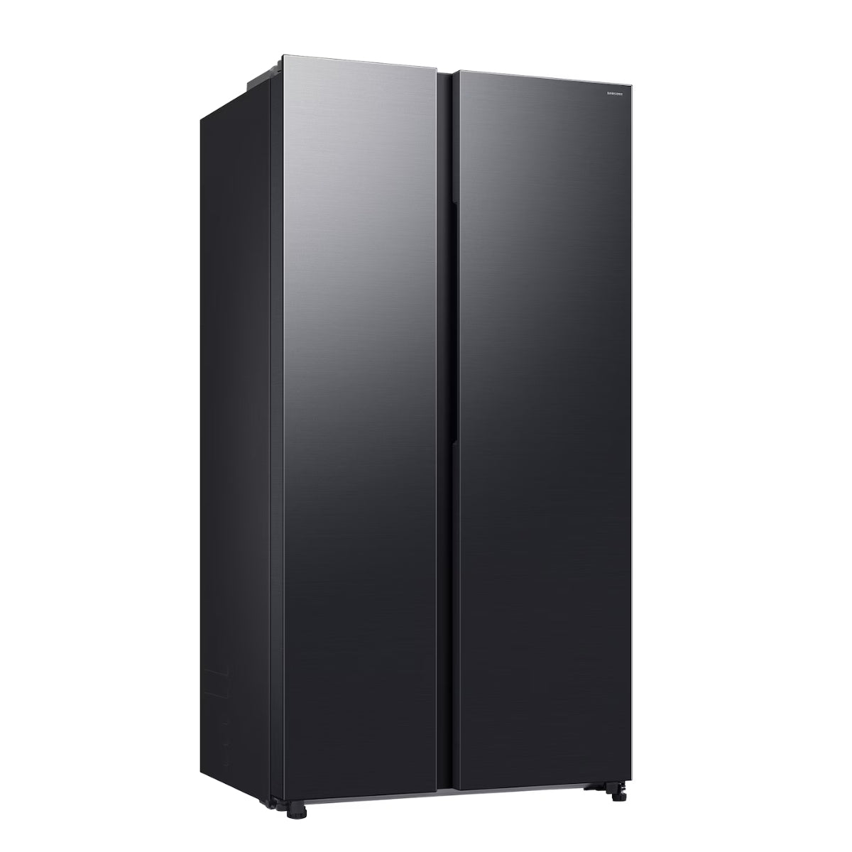 Samsung RS90F Basic 655 Liters Bespoke AI Side-by-Side Refrigerator RS70F65Q1FAE Black Doi Color with AI Energy Mode, Water Dispenser, Inox, Digital Inverter,