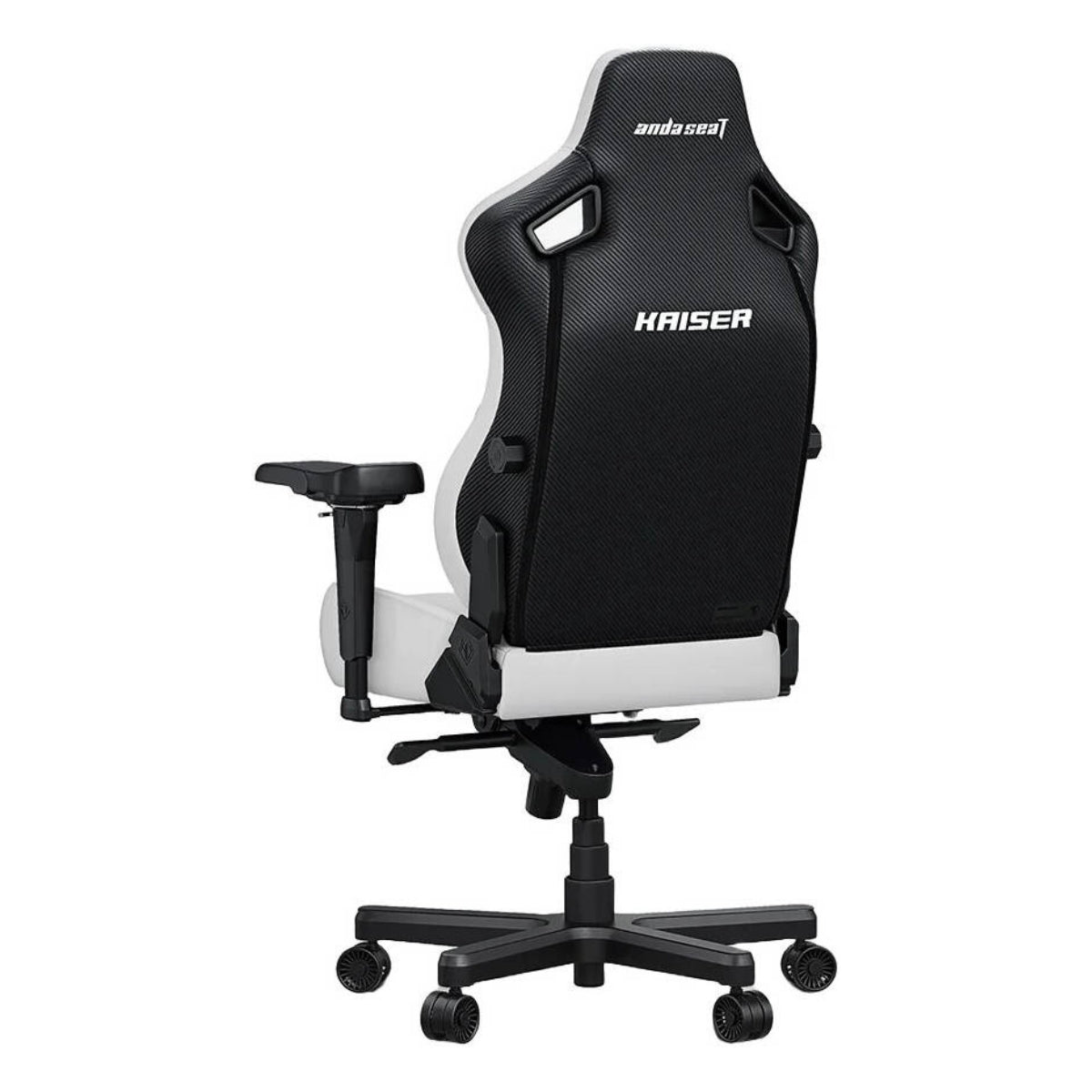 AndaSeat Kaiser 4 Series XL – Premium PVC Leather Gaming Chair (Cloudy White)