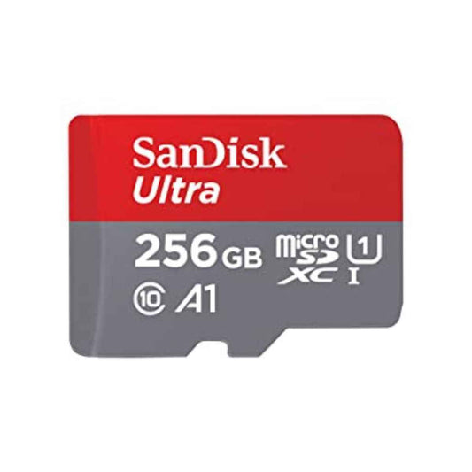 SanDisk Ultra 256GB microSDXC UHS-I Card | A1 | Class 10 | Up to 120MB/s | SDSQUNR-256G-GN3MN