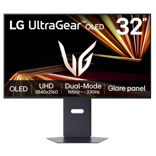 LG UltraGear GX8 Gaming Monitor 32GX850A– 32" OLED, 4K UHD, 165Hz, 0.03ms (GtG), FreeSync Premium Pro & G-SYNC Compatible