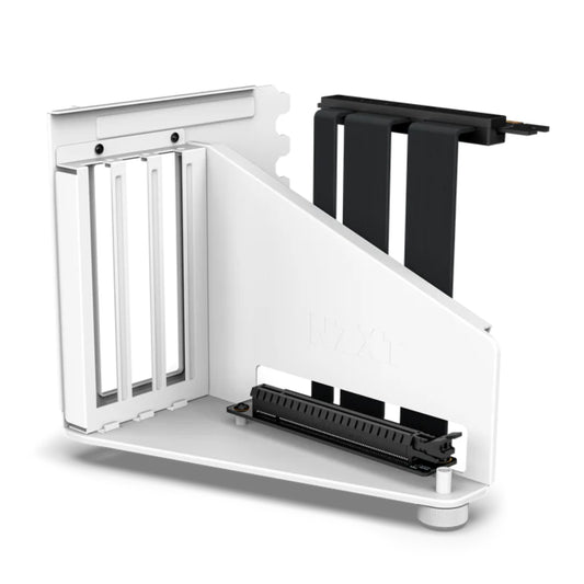 NZXT Vertical GPU Mounting Kit White AB-RH175-W1, 175 mm PCIe 4.0x16 Riser Cable, GPU Holder, Sturdy Steel Bracket, Fits perfectly with NZXT H5, H7 and H9 Series
