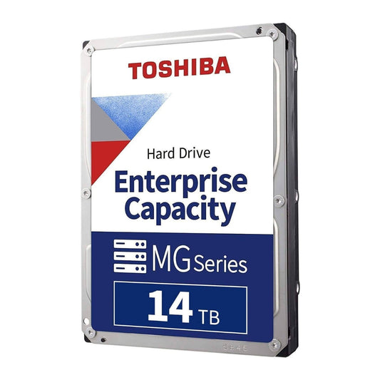Toshiba MG09ACA Series 14TB SATA 3.5" Enterprise HDD, 7200 RPM Speed, 512 MB Buffer Size, SATA 6Gb/s Interface