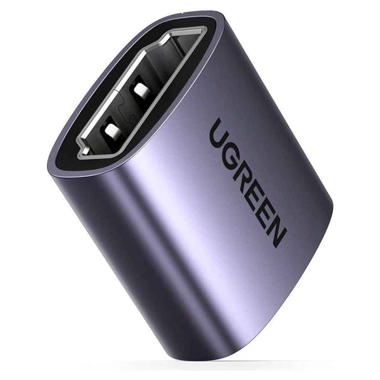 UGREEN 90592 8K HDMI 2.1 Female-to-Female Extension Coupler | Up to 8K @ 60Hz | eARC | Grey