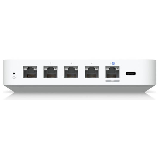 Ubiquiti Networks Cloud Gateway Ultra with 30+ UniFi Device / 300+ Client Support, 1 Gbps Routing with IDS/IPS, 0.96" LCM Status Display, Multi-WAN Load Balancing, USB-C Powered, White | UCG-Ultra