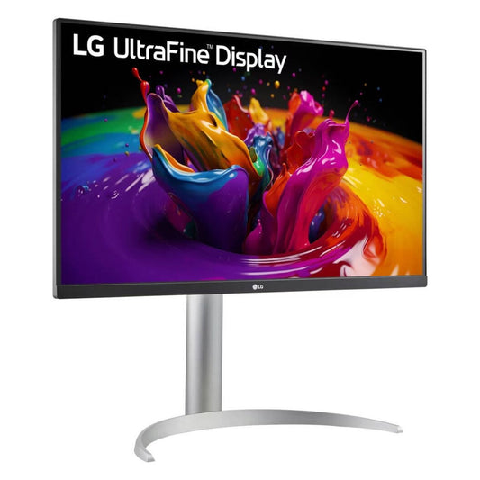 LG UltraFine Monitor, 27" 4K UHD IPS Display, 60Hz Refresh Rate, 5ms (GTG) Response Time, Dynamic Action Sync, Black Stabilizer, Super Resolution+, USB Type-C, Silver | 27UP850K-W