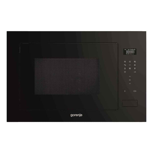 Gorenje BM251S7XG Built-In Microwave with Grill – 60 cm, 25 L Capacity, Stainless Steel/Black Glass