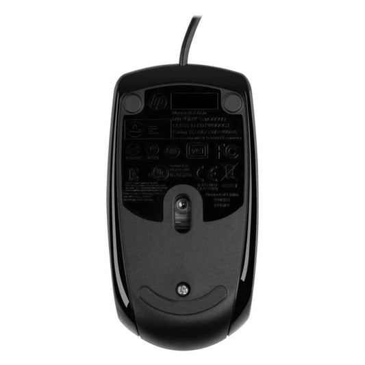 HP X500 Wired USB Mouse | Optical Sensor | Three-Button Design with Scroll Wheel | Windows & Mac Compatible | Black | E5C12AA#UUF