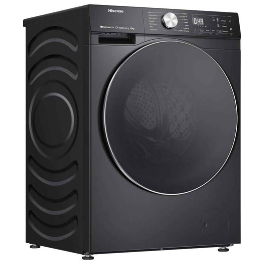 Hisense 5S Series 12 kg, Front Load Washing Machine – WF5S1245BB, Smart Wi-Fi & Auto Dosing