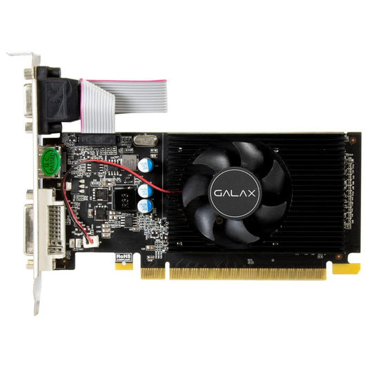 GALAX GeForce GT 730 Graphics Card, 4GB DDR3 128-bit Memory, 700 MHz Base Clock, 667MHz Memory Clock, 384 CUDA Cores, PCI-E 2.0 x8, DVI-I x1,HDMI x1,VGA x1 | 73GQF8HX00HD