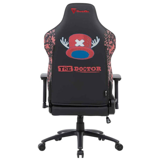 GamerTek Quest Conqueror Chopper Edition Gaming Chair | PU & Fabric | 4D Armrests | Recline | 150kg Capacity | RT00011