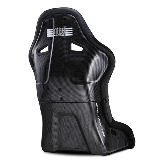 Next Level Racing Elite ES2 Sim Racing Seat | Premium Suede Finish | Ergonomic Bucket Design | PU Molded Foam | Integrated Leg & Lumbar Support | FIA Licensed | Black | NLR-E060