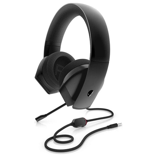 Dell Alienware AW310H Stereo Wired Gaming Headset | 50mm Hi-Res Drivers | Detachable USB Adapter | 3.5mm Multi-Platform Compatibility | Memory Foam Earpads | Black | AW310H-DAEM