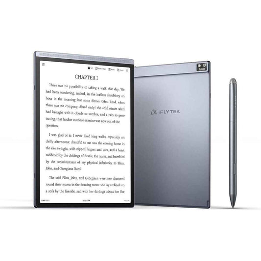 iFLYTEK AINOTE Air 2 Tablet, 8.2" HD E-Ink Display, 4GB RAM, 32GB Storage, WiFi 6 & Bluetooth 5.0, Gray