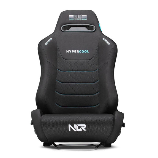 Next Level Racing ERS3 HYPERCOOL Ventilated Sim Racing Seat | 6-Zone Active Cooling | Pre-Installed Dual Seat Sliders | Premium SIMAERO Mesh Upholstery | Dual Recliner Mechanism | Black | NLR-E063