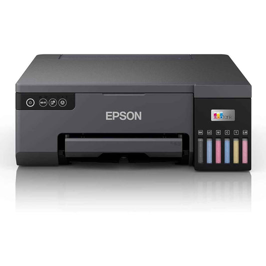 Epson EcoTank L8050 High Volume 6 Colour A4 Photo Printer, Print 10x15cm Borderless Photos, 5.760 x 1.440 DPI Resolution, 22 ppm Print Speed, Black | C11CK37405
