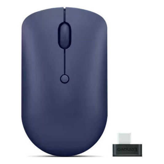Lenovo 540 USB-C Wired Compact Mouse | 4 Buttons | Adjustable Up to 2400 DPI | Ambidextrous | Abyss Blue | GY51D20878