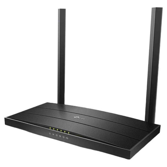 TP-Link Archer VR400 AC1200 Wireless MU-MIMO VDSL/ADSL Modem Router | Dual-Band 867 Mbps | Gigabit Ports | Beamforming | Black