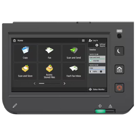 Canon imageRUNNER C3326i Multifunction Laser Printer, Print, Copy, Scan, Send, Optional Fax, 7" TFT LCD WVGA Color Touch Panel, 26 ppm Print Speed, Up to 1200 x 1200 DPI Resolution, White C3326i