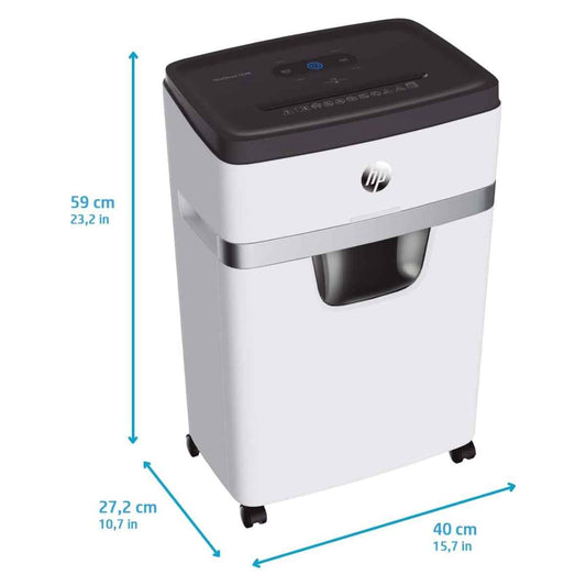 HP OneShred 12MC 2806 – Micro-Cut Paper Shredder (Up to 12 Sheets, P-5 Security)