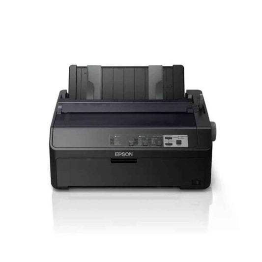 Epson FX-890II 9-Pin Dot Matrix Impact Printer, High-Speed Monochrome Printing, USB & Parallel Connectivity, Heavy-Duty Continuous Forms Printer | C11CF37402