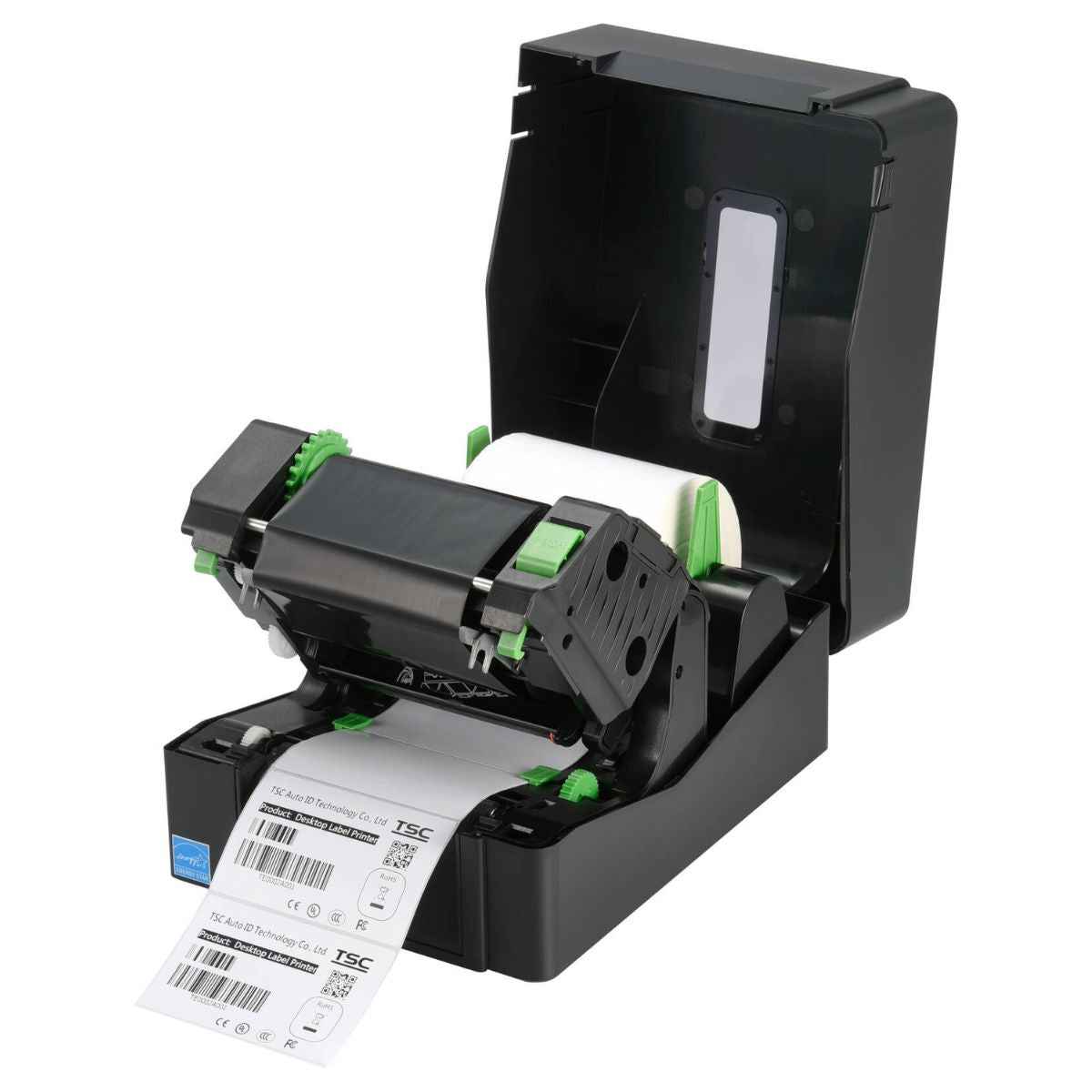TSC TE210 Desktop Thermal Transfer Bar Code Printer, 8 dots/mm 203 DPI, 152.4 mm 6" /second Printing Speed, Ethernet, RS-232, USB Host, Internal Ethernet, 10/100 Mbps | 99-065A301-00LF00