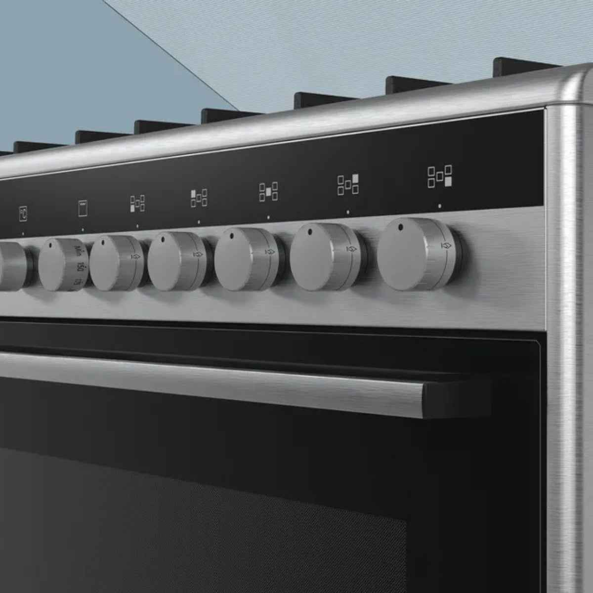 Siemens iQ100 Free-Standing Gas Range Cooker HG73G6357M With Sabaf Burners – 90 × 60 cm, Stainless-Steel Finish