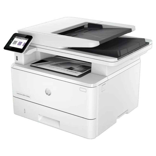 HP LaserJet Pro MFP 4103fdw Printer, 2.7" Color Touchscreen Display, Up to 50ppm Print Speed, Up to 42cpm Copy Speed, 50 Sheets ADF Capacity, White | 2Z629A