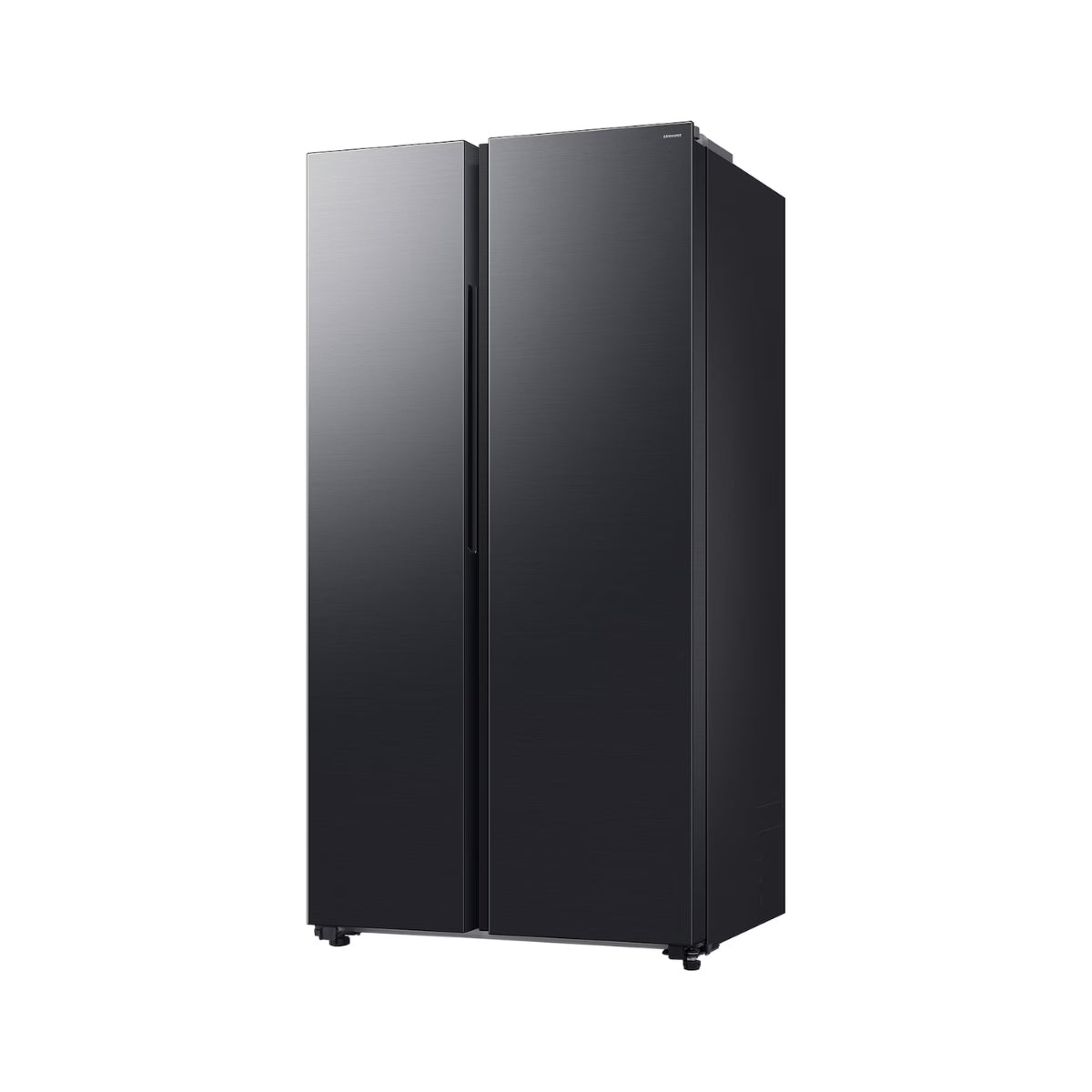 Samsung RS90F Basic 655 Liters Bespoke AI Side-by-Side Refrigerator RS70F65Q1FAE Black Doi Color with AI Energy Mode, Water Dispenser, Inox, Digital Inverter,
