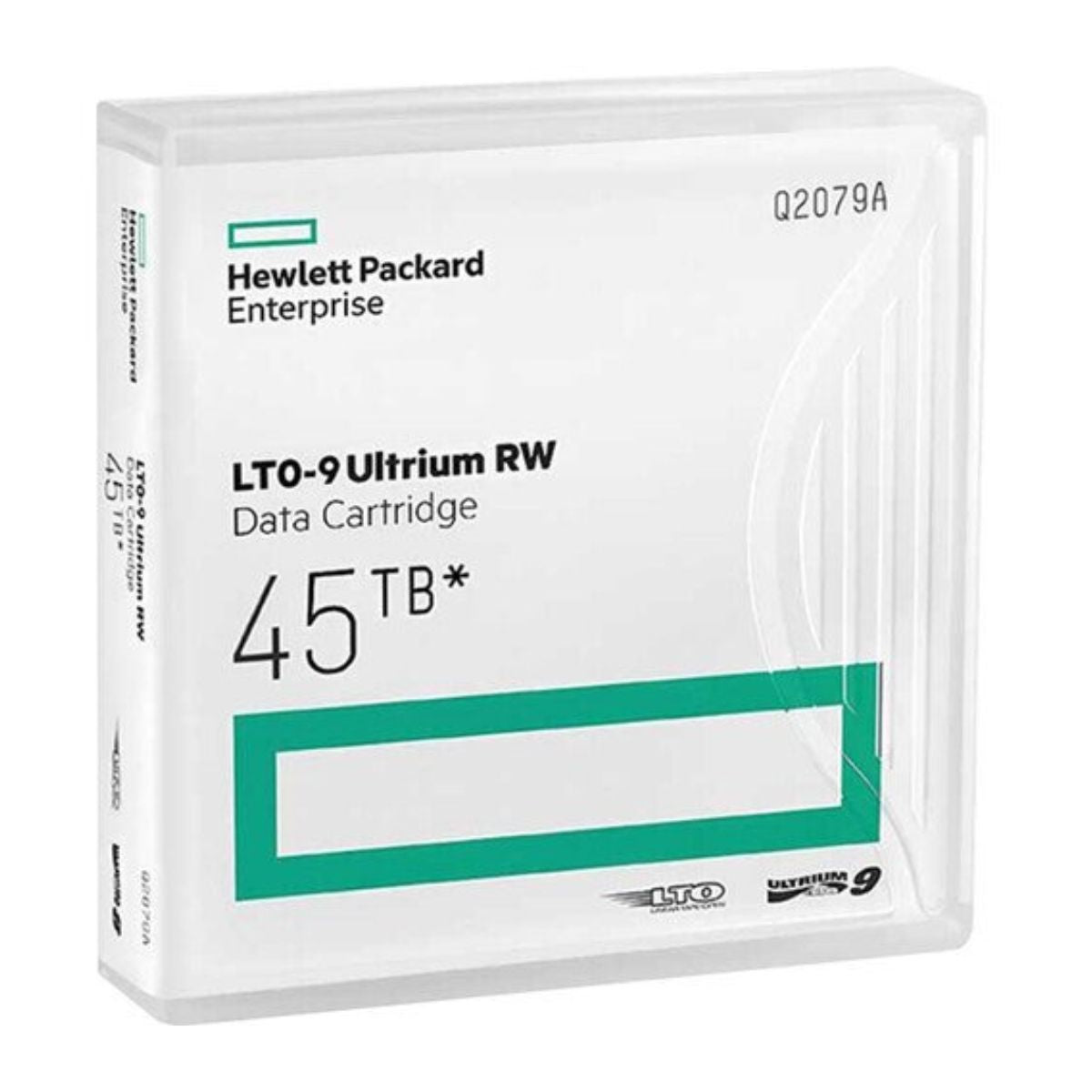 HPE LTO-9 Ultrium 45TB RW Data Cartridge, 18TB Native Capacity, 45TB Compressed Capacity, Enterprise Backup & Archival Storage