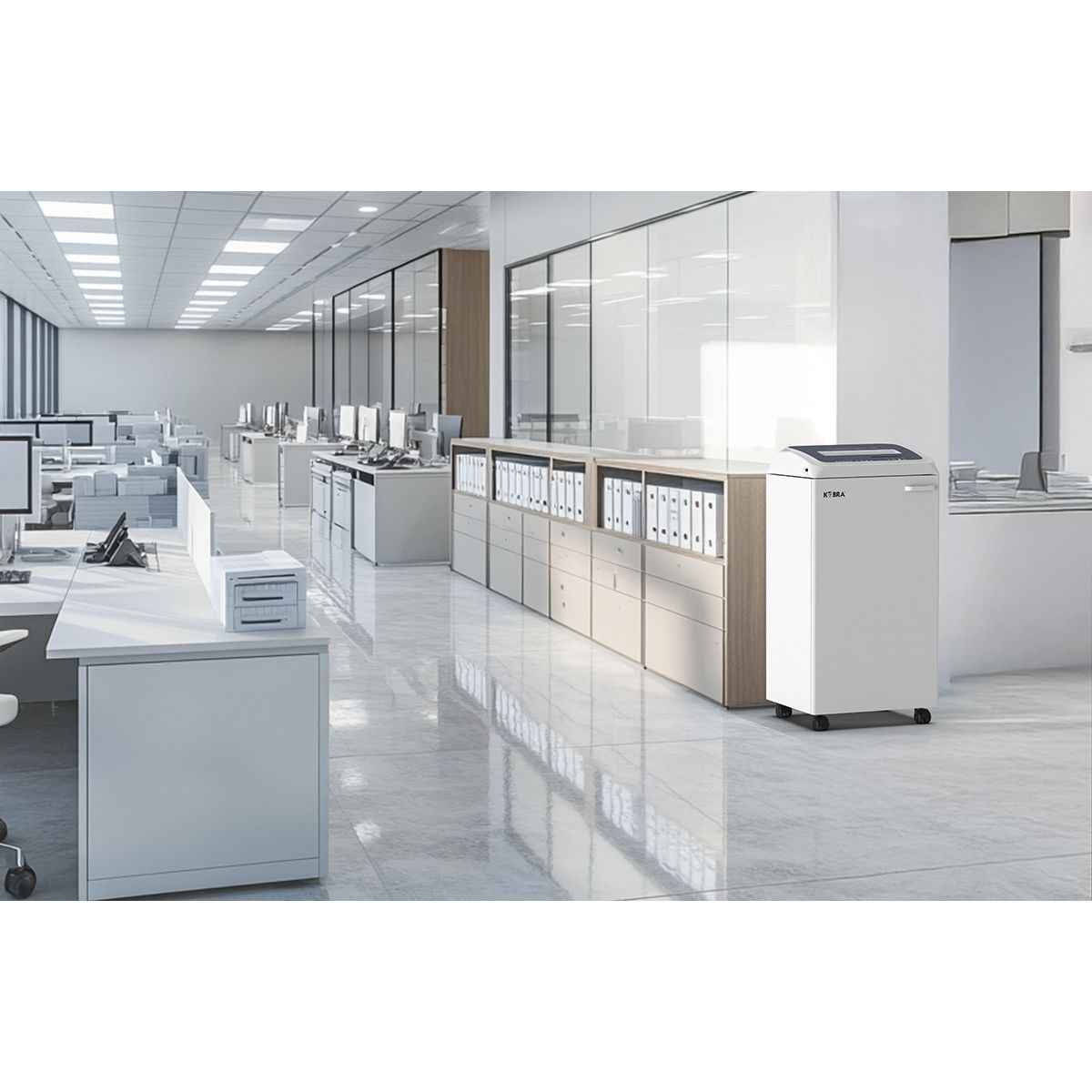 KOBRA 310 TS HS-6 Professional High Security Touch Screen Shredder | P-7 Cross Cut | 150L