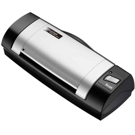 Plustek MobileOffice D620 Handheld Scanner – 600 dpi Optical Resolution, 48-Bit Color, 16-Bit Grayscale, Duplex Card & Document Scanner