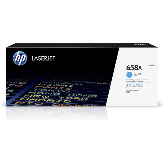 HP 658A Original LaserJet Toner Cartridges | Black, Cyan, Magenta & Yellow | Genuine HP Toner for Color LaserJet Enterprise M751 Series