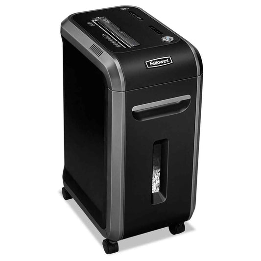 Fellowes Workgroup Cross Cut Shredder Model 99Ci With 100% Jam Proof, Safe Sense Technology & Castors For Office Use, 17 Sheet Shred Capacity