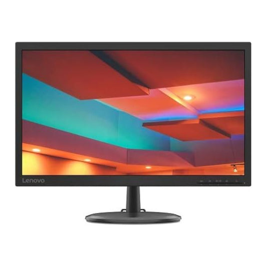 LENOVO C22-20 21.5 Inch FHD Monitor, (1920x1080) TN Display,Response Time 5 ms, Refresh Rate 75 Hz, Vga+Hdmi, Cable Included VGA 1Yrs Black