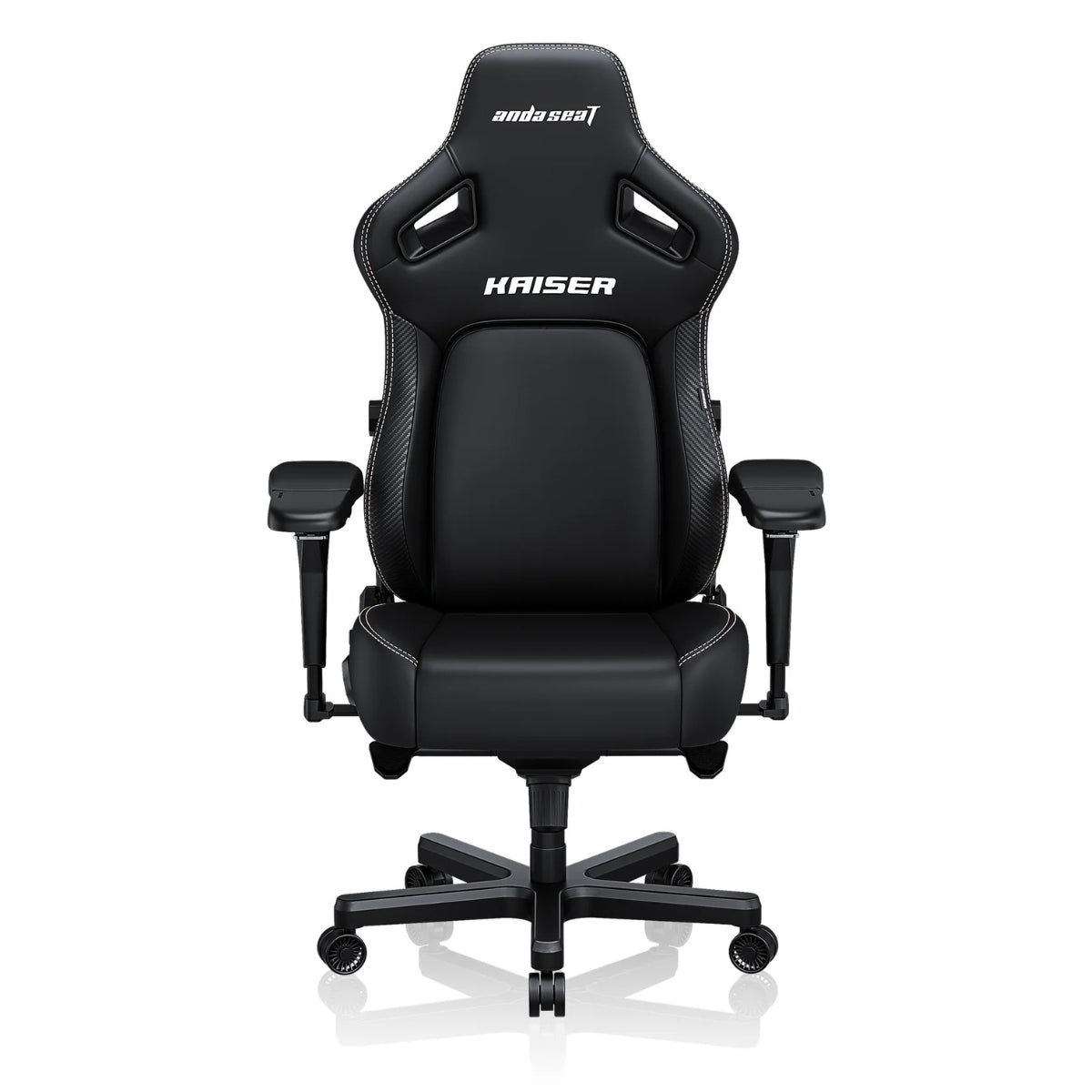 AndaSeat Kaiser 4 Series XL – Premium PVC Leather Gaming Chair (Elegant Black)