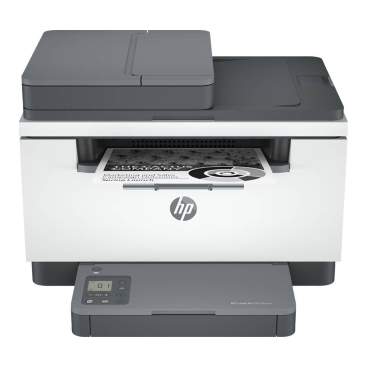 HP M236dw LaserJet Multifunction Printer, Up To 29ppm Print Speed, Copy / Print / Scan, 150 Sheets Standard Handling Input, USB 2.0 / Ethernet / Wireless 802.11b Connectivity, White - Gray | 9YF95A