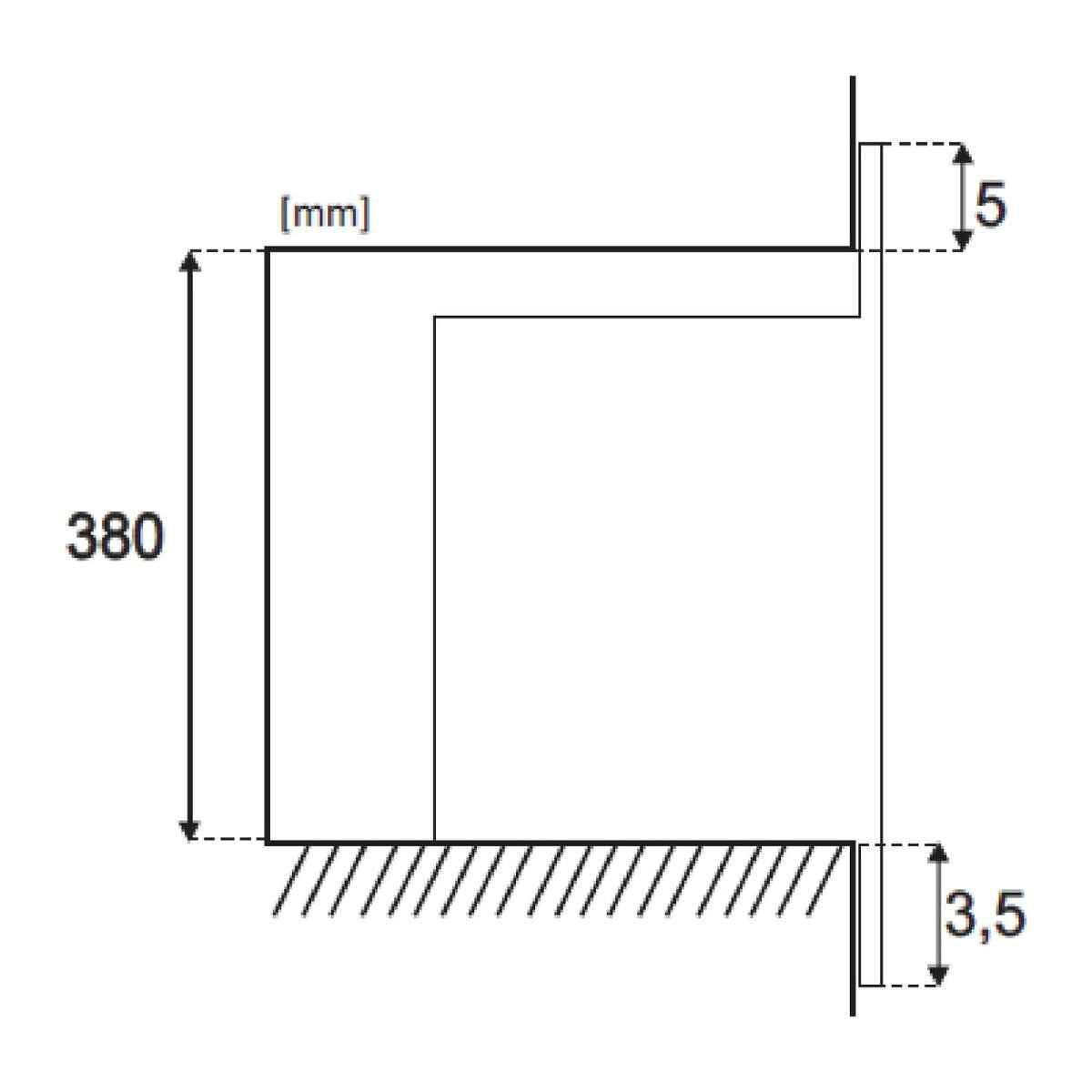 Gorenje BM251S7XG Built-In Microwave with Grill – 60 cm, 25 L Capacity, Stainless Steel/Black Glass