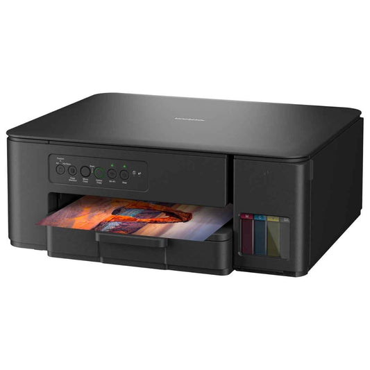 Brother DCP-T430W Ink Tank Printer, Up to 1200 x 6000 DPI Resolution, LED Display, Up to 16/9 IPM (Mono/Colour) A4 Print Speed, 128MB Memory Capacity, WiFi, WiFi-Direct, USB 2.0, Black | DCP-T430W
