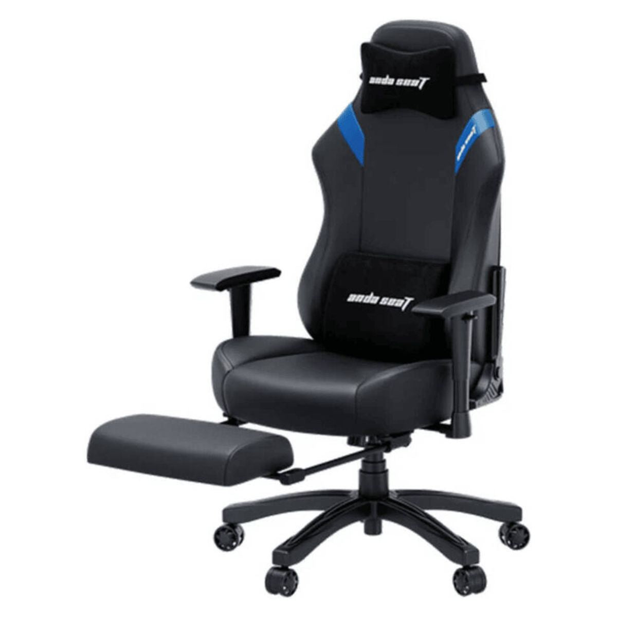 AndaSeat Luna Pro Gaming Chair – PVC Leather, Reclining with Footrest, Ergonomic Comfort