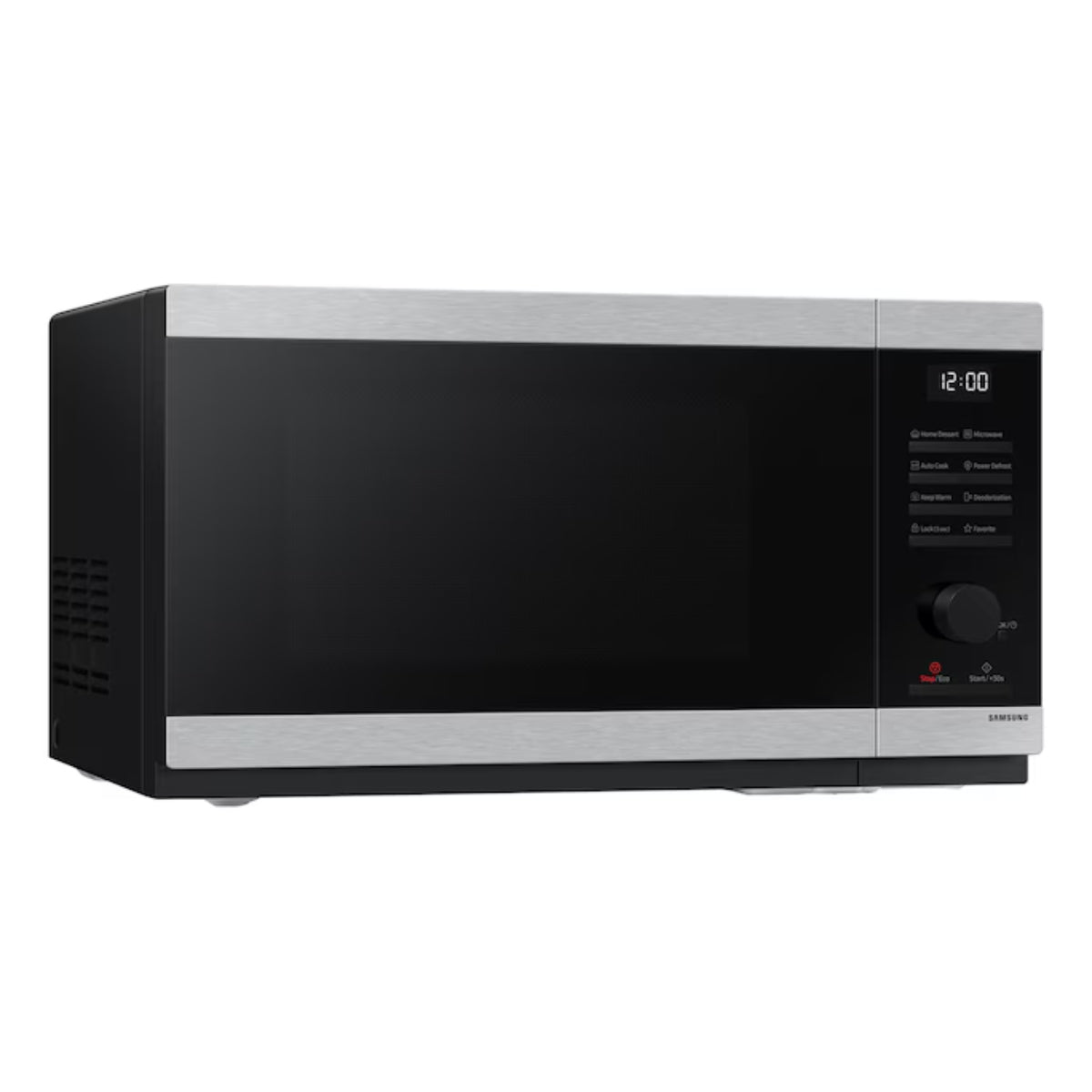SAMSUNG mw4000d 32L Solo Microwave Oven Silver color with Power Defrost and Home Dessert, 1500 W Power Consumption, 7 Power Levels