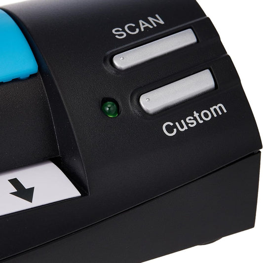 Plustek MobileOffice S602 Portable Card, Receipt and Photo Scanner – USB Powered, 1200 dpi, Compact Mobile Scanner